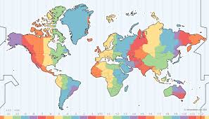 Time Zone Map Time Zone Map Time Zones World Time Zones