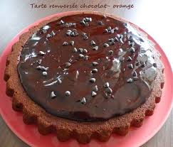 Tarte Renversee Chocolat Orange En 2020 Chocolat Orange Recette Tarte Chocolat Recette Tarte