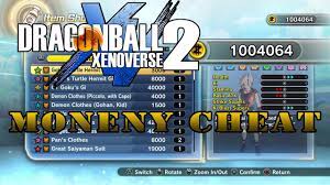 Dragon ball xenoverse 2 for nintendo switch cheats sheet! Dragon Ball Xenoverse 2 Zeni Money Cheat Youtube