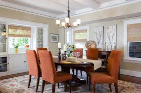 For a timeless and refined look in any home, choose traditional dining room chairs. 25 Trendy Dining Rooms With Spunky Orange
