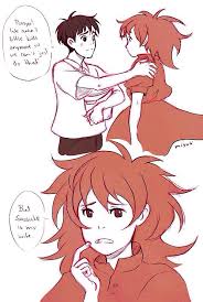 Sosuke goes to the sea finds ponyo with a button right next to him, he pushed it and fell asleep. Older Sousuke And Ponyo Part 2 Studio Ghibli Fanart Studio Ghibli Studio Ghibli Art