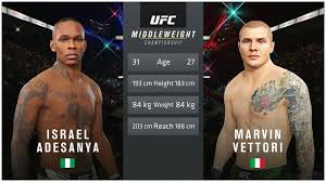 Israel adesanya v marvin vettori. T1 Dzkoiguom2m