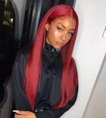 Red Weave Hairstyles With Color Follow Doseofweave For More Wigs Fulllacewigs Hair Styles Curly Hair Styles Wig Hairstyles