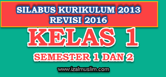 Silabus Tematik Terpadu Kelas 1 Semester 1 Dan 2 Kurikulum 2013 Revisi 2016 Dokumen Kurikulum 2013 Revisi Terbaru