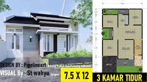 Maybe you would like to learn more about one of these? Rumah Minimalis 7 5x12 3 Kamar Tidur Desain Rumah Minimalis