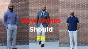 How Chinos Should Fit A Spring Essential Youtube