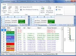 Compare Two Versions Of A Workbook By Using Spreadsheet