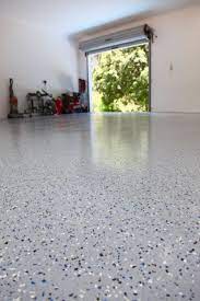 Garage Epoxy Flake Floor Looks Awesome Garage Epoxy Epoxy Garage