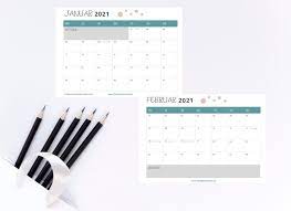 Kostenloser kalender zum ausdrucken mit kalenderwochen und schweizer feiertagen. Kalender 2021 Zum Ausdrucken Kostenlos Feelgoodmama