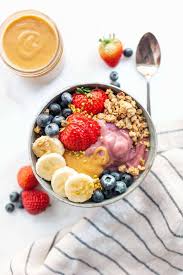 As for protein powder, we've reviewed so many! Easy Peanut Butter Acai Bowl Nutrition In The Kitch