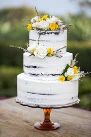 Bright Summery Yellow Wedding Inspiration Daisy Wedding Cakes White Wedding Cakes Wedding Cakes