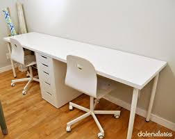 Two Person Workstation My Craftily Ever After Desks For Small Spaces Two Person Desk Home Office Space