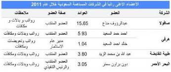 شاهد بالأرقام اعلى رواتب سنوية في الشركات السعودية شهارة نت