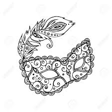 Simple mardi gras masks from printable masks Schwarz Schon Verzierten Karneval Mardi Gras Maske Von Hand Gezeichnet Vektor Illustration Weissen Hintergrund Lizenzfrei Nutzbare Vektorgrafiken Clip Arts Illustrationen Image 55032460