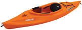 Aruba 10 Sit-in Recreational 1-Person Kayak, Neon Orange, 10-ft Sun Dolphin
