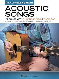 Guitar tabs are written out as six lines, with each line corresponding to a string on your guitar. Acoustic Songs Really Easy Guitar Series 22 Songs With Chords Lyrics Basic Tab Hal Leonard Online