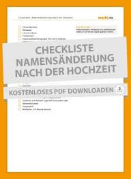 Bei chicwish findest du für jede gelegenheit das richtige. Namensanderung Nach Der Hochzeit Markt De Namensanderung Hochzeit Namensanderung Checkliste Hochzeit