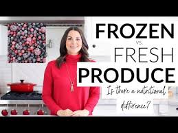 frozen fruit vegetables vs fresh