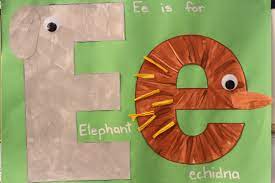 He is more willing to colour pictures in, and i think that's partly because he's using . Preschool Letter E In My World