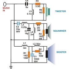 Dividing Network Diagram 3 Way Speaker Crossovers Circuit Diagram Image Dividing Network Dia In 2020 Subwoofer Box Design Subwoofer Box Electronic Circuit Projects