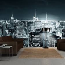 East Urban Home Dynamic City Nightlife In New York 2 1m X 550cm Wallpaper Wayfair Co Uk In 2020 Night Life East Urban Home New York