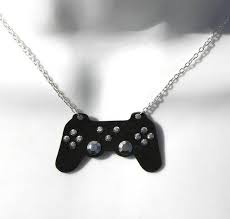Girl Gamer Playstation Video Games Controller Necklace Etsy Video Games Playstation Gamer Girl Video Games
