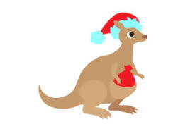 Download Kangaroo Wearing Santa S Hat And The Bag Svg Cut Files Download Now Thousands Of Free Vector Icons SVG Cut Files