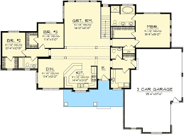 European ranch style house plan 4 bedroom 3 bathroom. Sprawling Ranch Home Designs