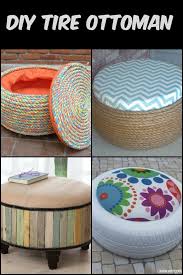 Diy Tire Ottoman Diy Furniture Decor Tire Ottoman Diy Ottoman