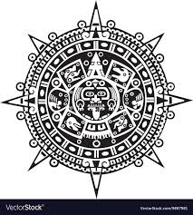 Design For Mexican Culture Download A Free Preview Or High Quality Adobe Illustrator Ai Eps Pdf And High Resolutio Aztec Calendar Mayan Tattoos Aztec Tattoo