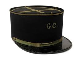 Vintage French Gendarme Hat Garde Champetre Kepi Police Uniform Cap French Vintage Black Visor Police Uniform