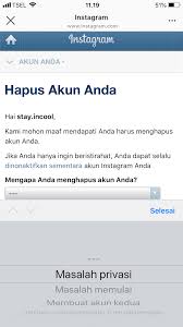 Robertus krisnanda) selanjutnya, akun instagram sudah bisa dihapus. Cara Menghapus Akun Instagram Secara Permanen Dan Sementara Idcloudhost