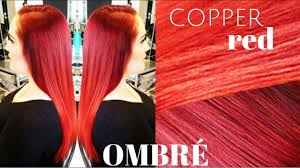 Nothing takes red hair to the next level like an ombre technique, which sees colour evenly graduate from dark at the roots to a rich red through the ends. Copper Red Hair Ombre Style Youtube