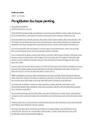 Penglibatan ibu bapa dan komuniti. Doc Penglibatan Ibu Bapa Penting Utusan Online Anyline Ann Academia Edu