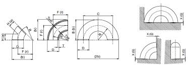 Elbows En 10253 4 Dimensions And Tolerances Officine Orsi