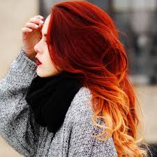 Red Ombre Hair Colour Red Ombre Hair Fire Hair Hair Styles