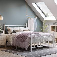 The chaise ledge loungers are very comfortable. Bedroom Furniture Vasagle Twin Size Metal Bed Frame With Headboard No Box Spring Footboard Pearl White Furniture