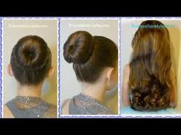 The Perfect Bun Easy Dance Hairstyle Donut Bun Sock Bun And No Heat Curls Tutorial Dance Hairstyles Curls No Heat Hair Tutorials Easy
