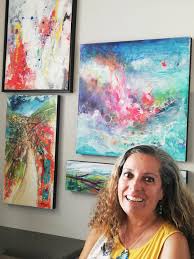 Nieve (2021) and r3hab x fafaq x dnf: Elena Marin Fine Art Artist At The Art Hive Collective
