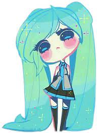 Freetoedit Miku Hatsune Anime Chibi Miku Hatsune Vocaloid Anime Chibi Vocaloid Chibi Manga Remixit Anime Chibi Cute Art Anime Art