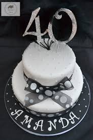 We love working with you to create the perfect celebration cake. 40th Birthday Bling Cake Bakeoftheweek Casa Costello