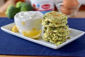 Hood Broccoli Fritters With Cottage Cheese