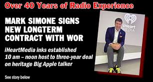 Talk Host Mark Simone Inks New Deal with WOR, New York