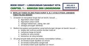 Soal ulangan harian tema 8 kelas 5 dan kunci jawaban. Soal Kls 5 Tema 8 Sub Tema 1 Nurul Jawabanku Id