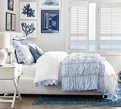 French blue and white striped sheets. 20 Trendy Blue And White Bedding Essentials For Spring Candie Anderson