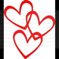 You can use this pattern to crochet blankets, hats, scarfs and kids outfits. Three Interlocking Hearts Cuttable Svg And Printable Png File