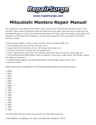 Engine mitsubishi s12u operation & maintenance manual. 1999 Mitsubishi Montero Engine Diagram Find Wiring Diagram