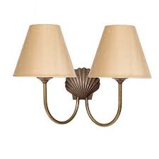 Double Saunton Wall Light Ip Rated Brass Bathroom Lighting Jim Lawrence In 2021 Wall Lights Bathroom Lighting Candle Shades