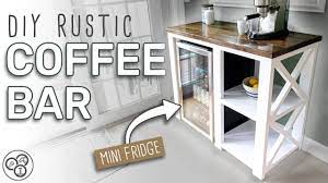 If you are a coffee lover, you probably enjoy a good brew at home coffee bars rather than running to cafés to savor your favorite cup of java. Diy Coffee Bar Mini Fridge Table Beginner Woodworking Youtube