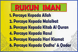 Meyakini Rukun Iman Ada 9
